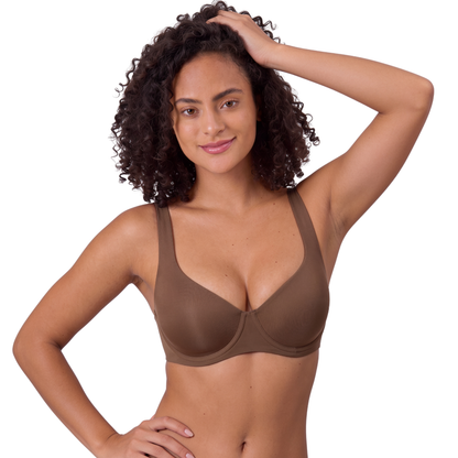 Siléor™ Soutien-Gorge Balconnet - Marron